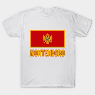 The Pride of Montenegro - National Flag Design T-Shirt